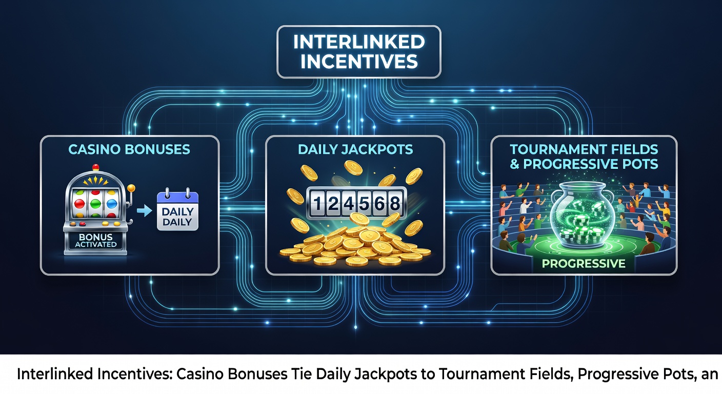 Close-up of tournament leaderboard with bonus-triggered entries, progressive jackpot meters rising, and VIP tier icons glowing amid player avatars